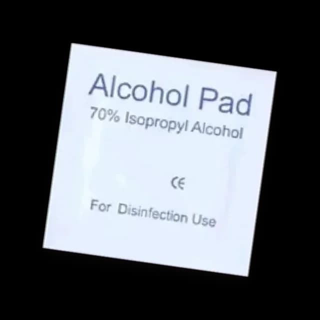 Alcohol prep wipes