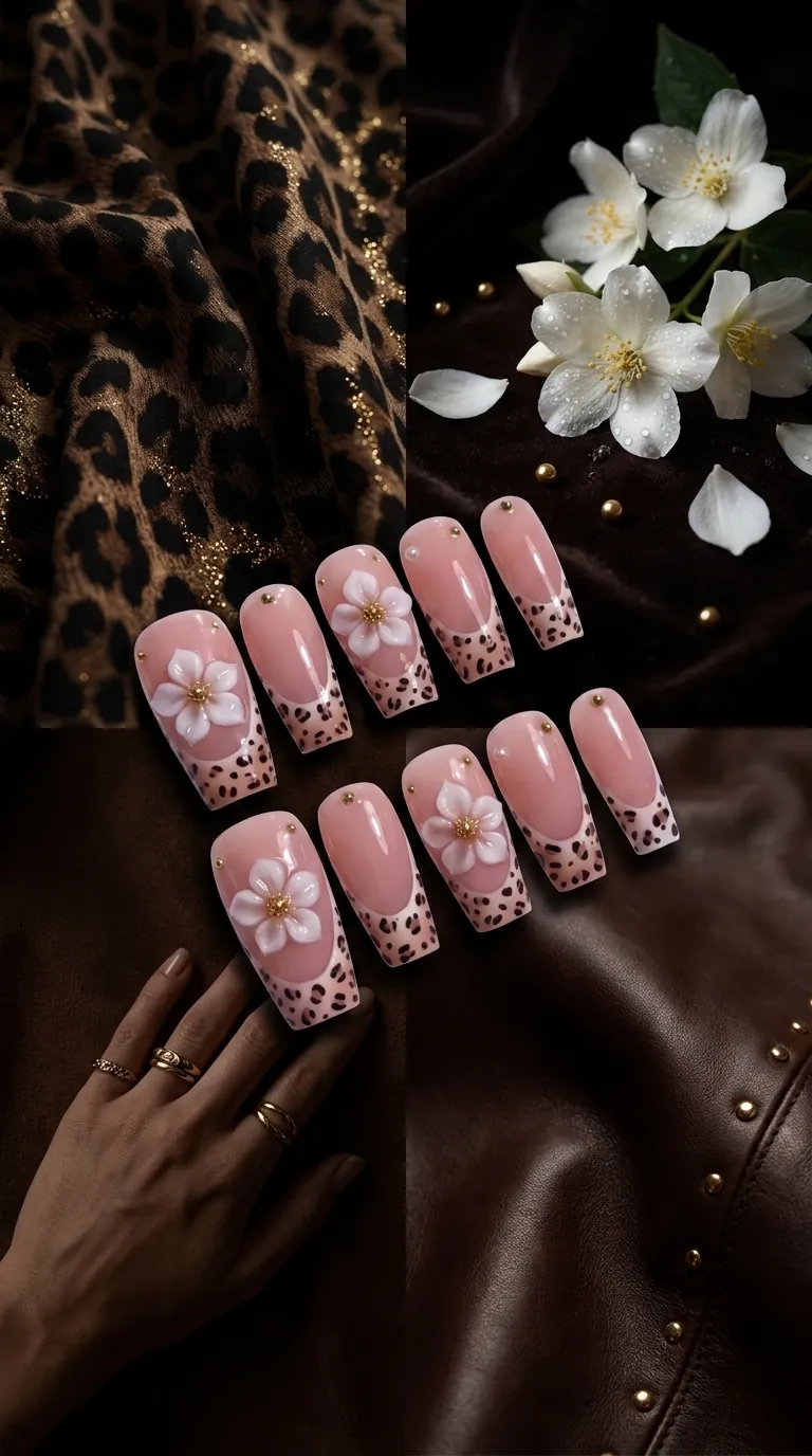Classic press-on nails, editorial